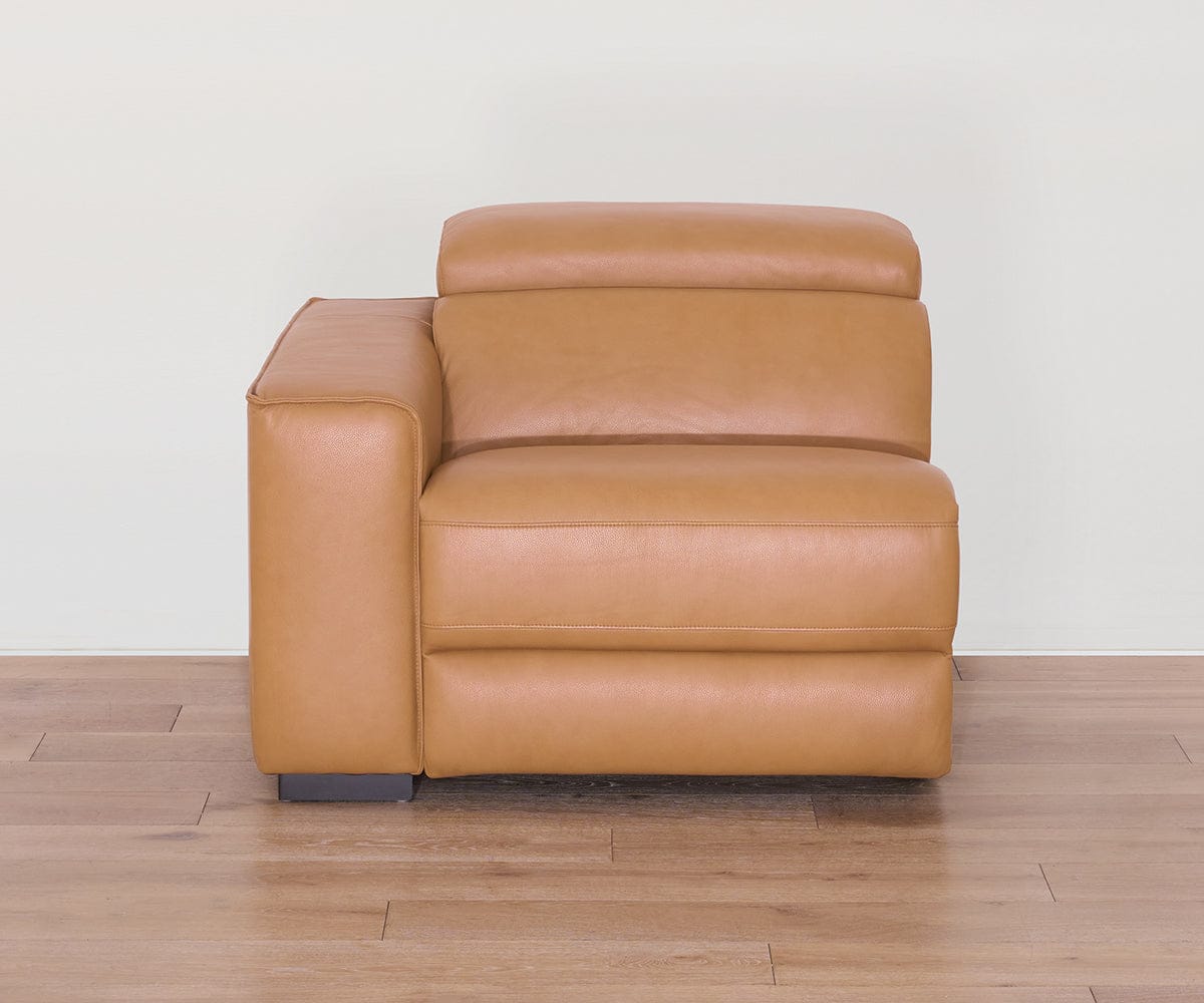 Brix Leather Left-Facing Power Recliner