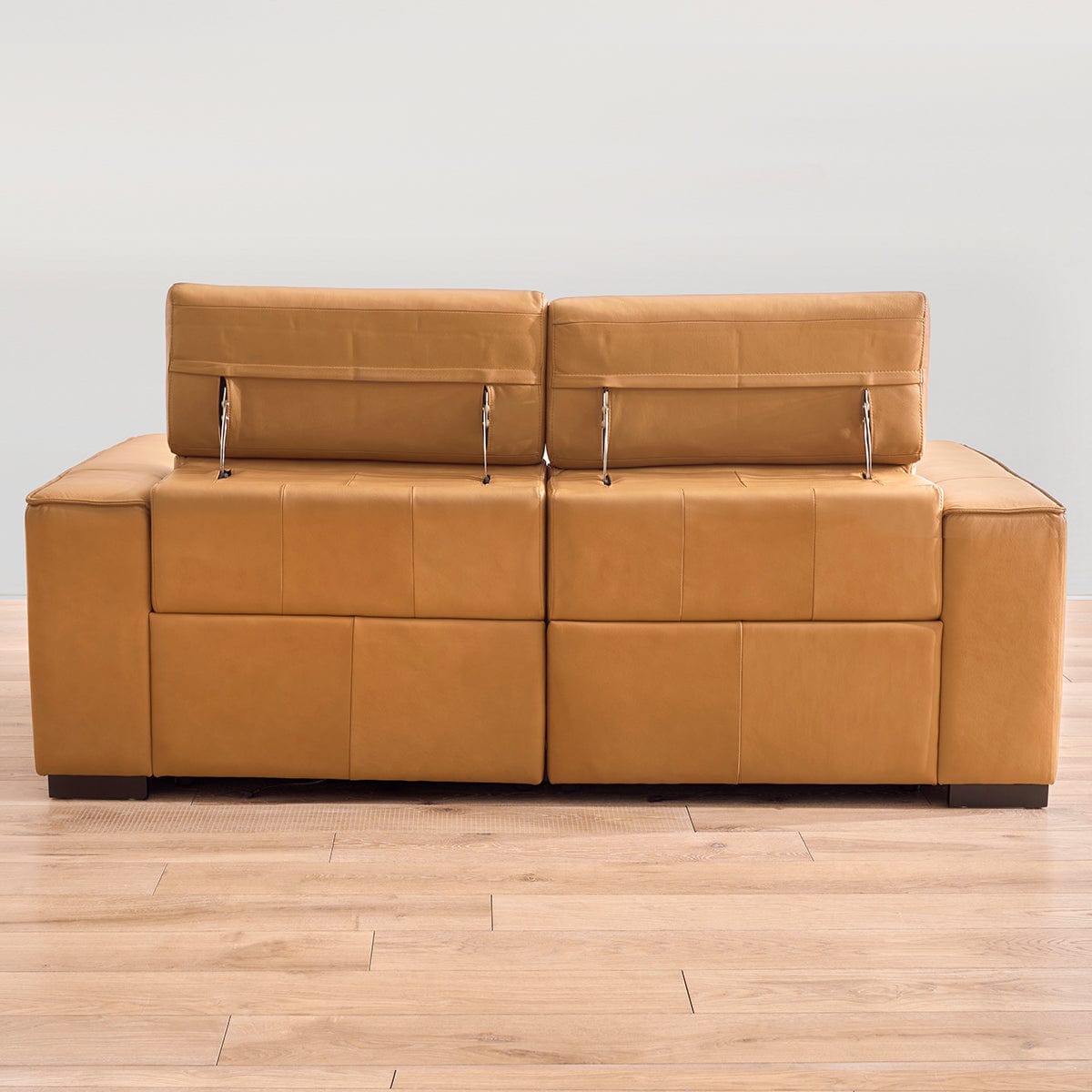 Brix Leather 2-Piece Modular Power Loveseat