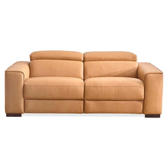 Brix Leather 2-Piece Modular Power Loveseat