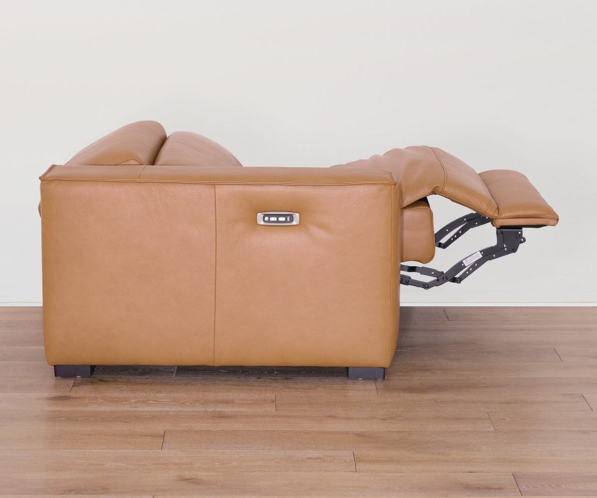 Brix Leather Left-Facing Power Recliner
