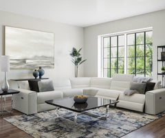 Angelo 5-Piece Modular Leather Power Reclining Sectional