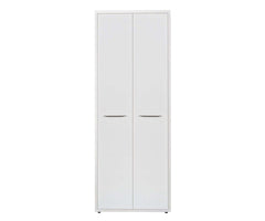 Gammel High Bookcase with Doors - White