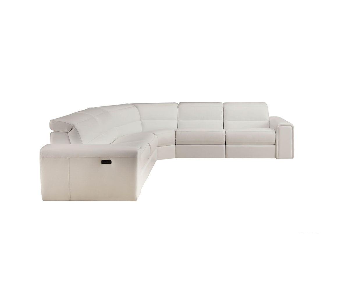 Angelo 5-Piece Modular Leather Power Reclining Sectional