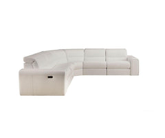 Angelo 5-Piece Modular Leather Power Reclining Sectional