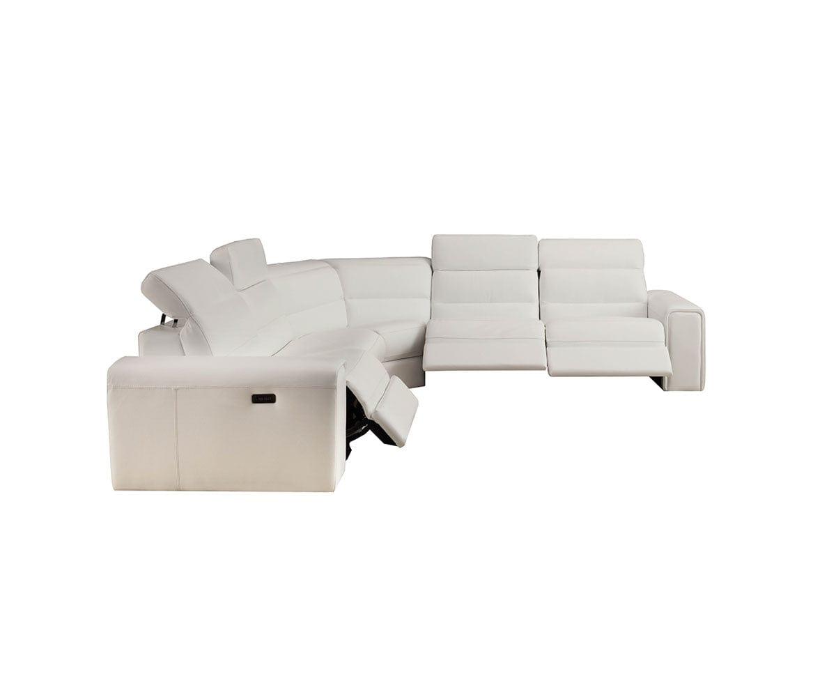 Angelo 5-Piece Modular Leather Power Reclining Sectional