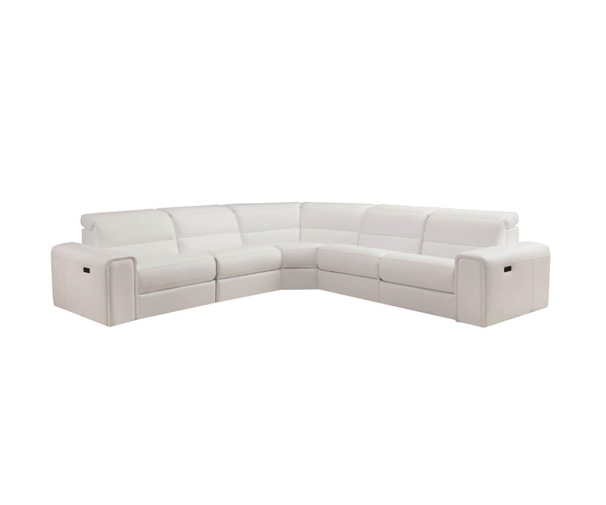 Angelo 5-Piece Modular Leather Power Reclining Sectional