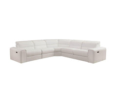 Angelo 5-Piece Modular Leather Power Reclining Sectional