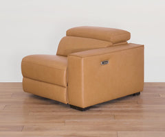 Brix Leather Right-Facing Power Recliner