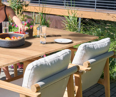 Beck Teak Outdoor Armless Dining Chair