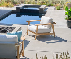 Beck Teak Outdoor Lounge Chair