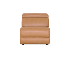 Brix Leather Armless Chair