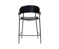 Crib Leather Counter Stool