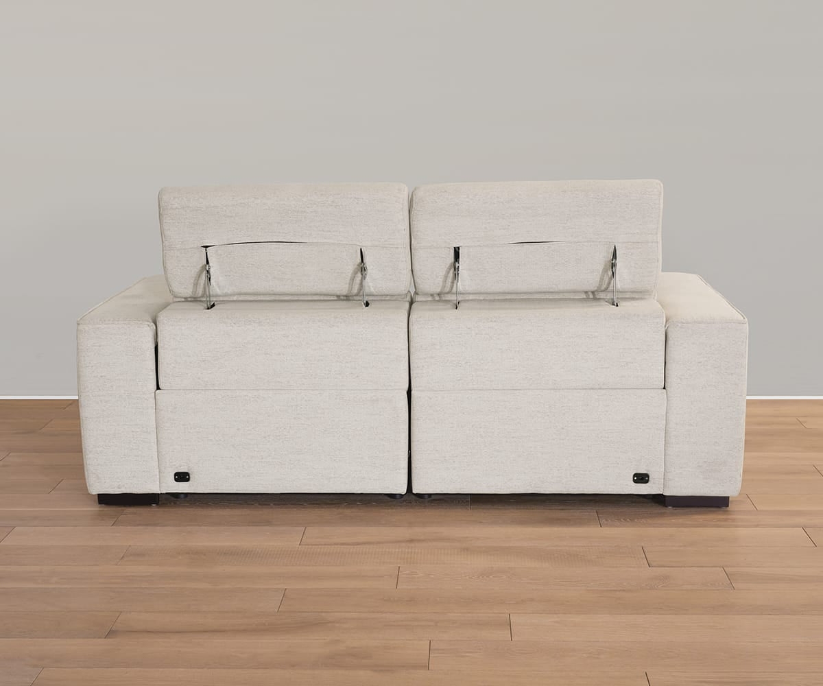 Brix 2-piece Modular Power Loveseat