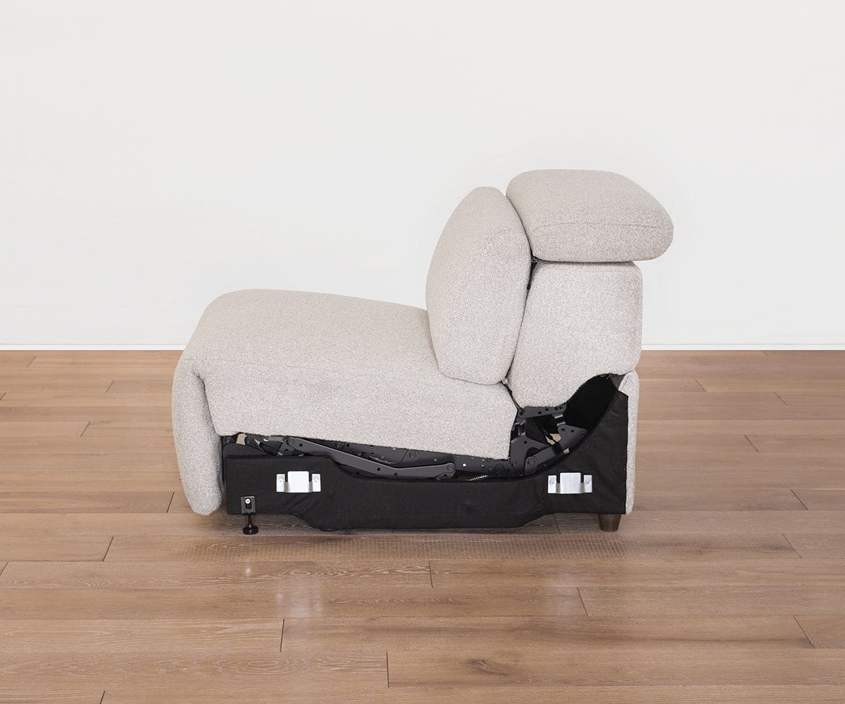 Bomani Modular Power Armless Chair