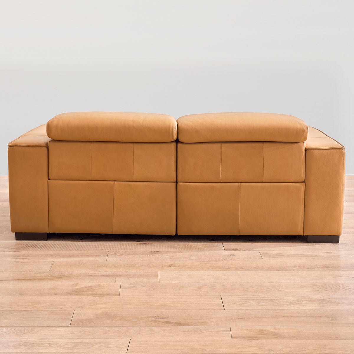 Brix Leather 2-Piece Modular Power Loveseat