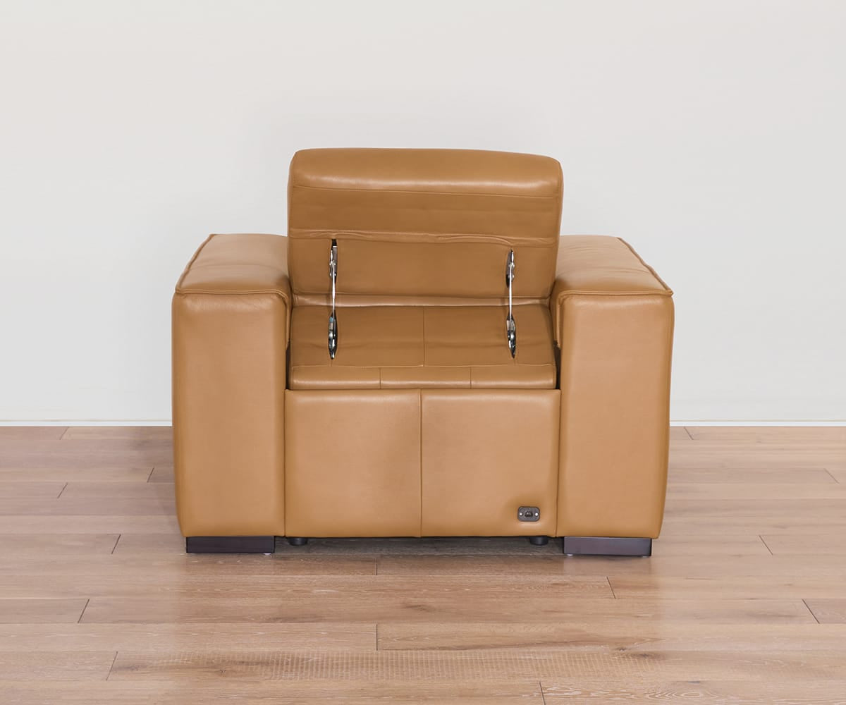 Brix Leather Power Recliner