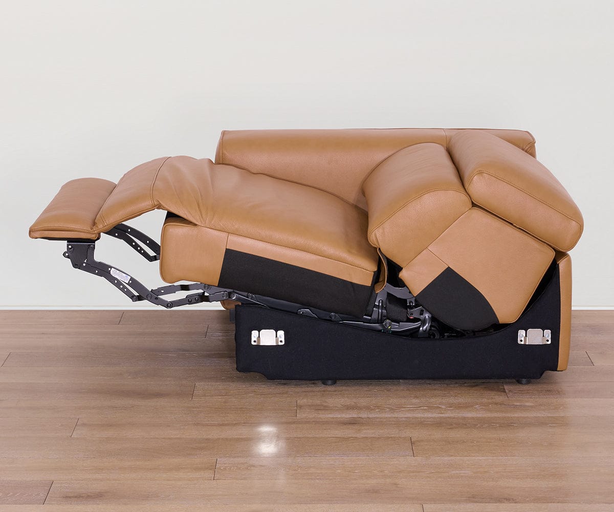 Brix Leather Left-Facing Power Recliner