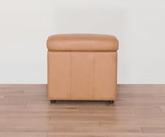 Brix Leather Armless Chair