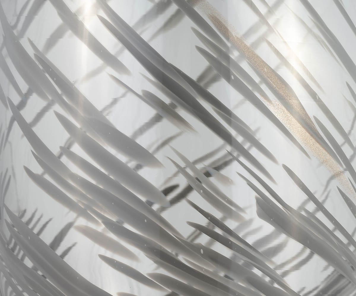 Etched Lattice Vase