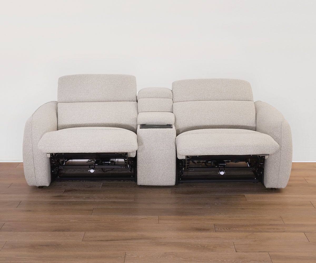 Bomani 3-piece Modular Loveseat With Console