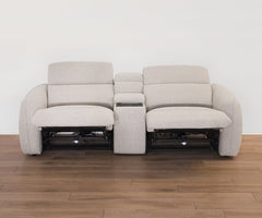Bomani 3-piece Modular Loveseat With Console
