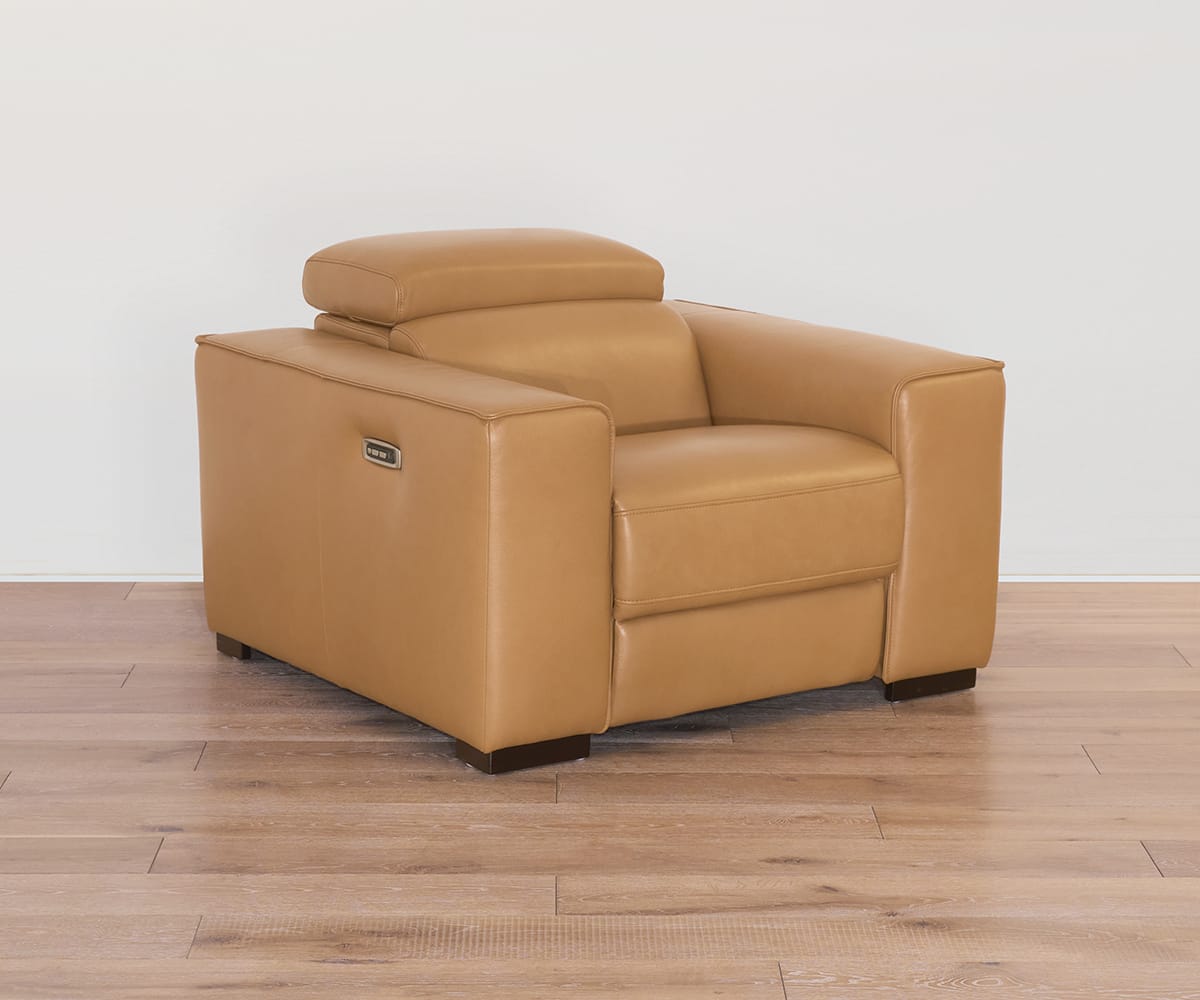 Brix Leather Power Recliner