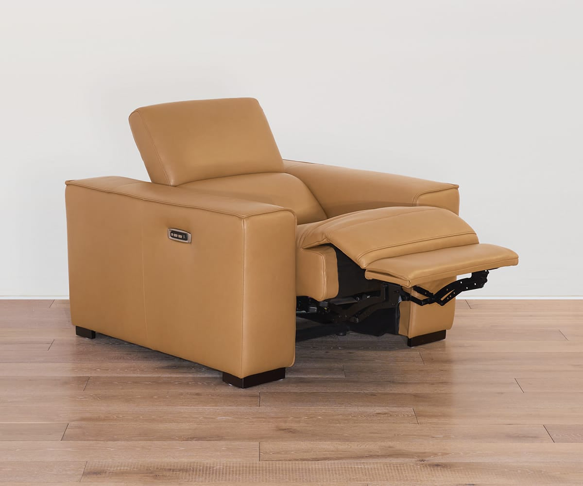 Brix Leather Power Recliner