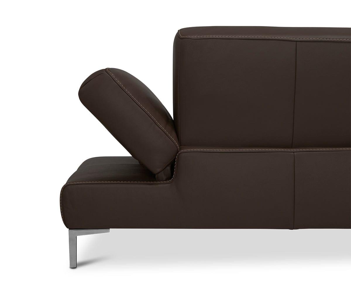 Campsis Leather Left Sectional