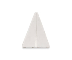 Adia White Marble Bookends