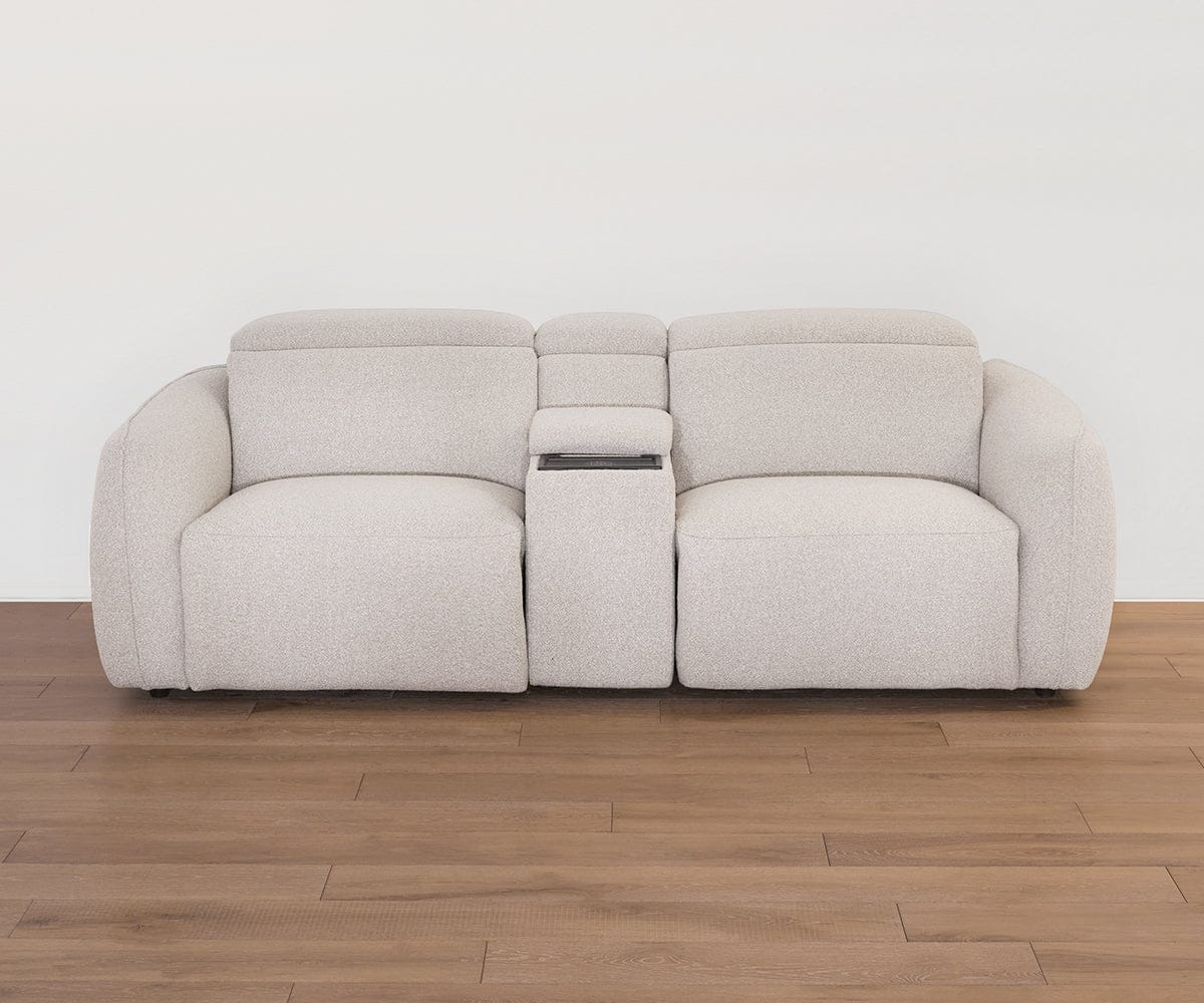 Bomani 3-piece Modular Loveseat With Console
