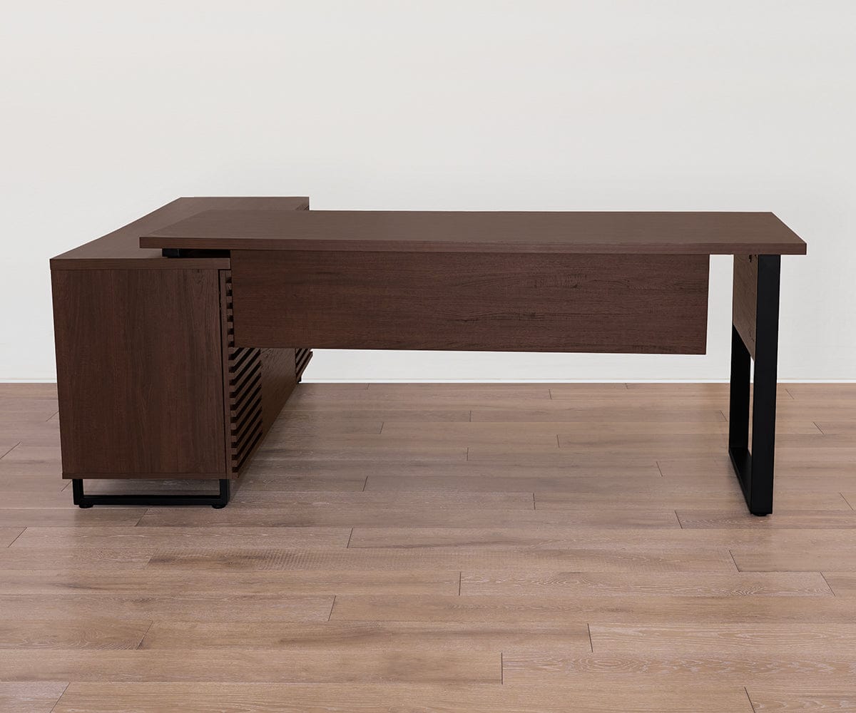 Cary Executive Desk with Reversible Return