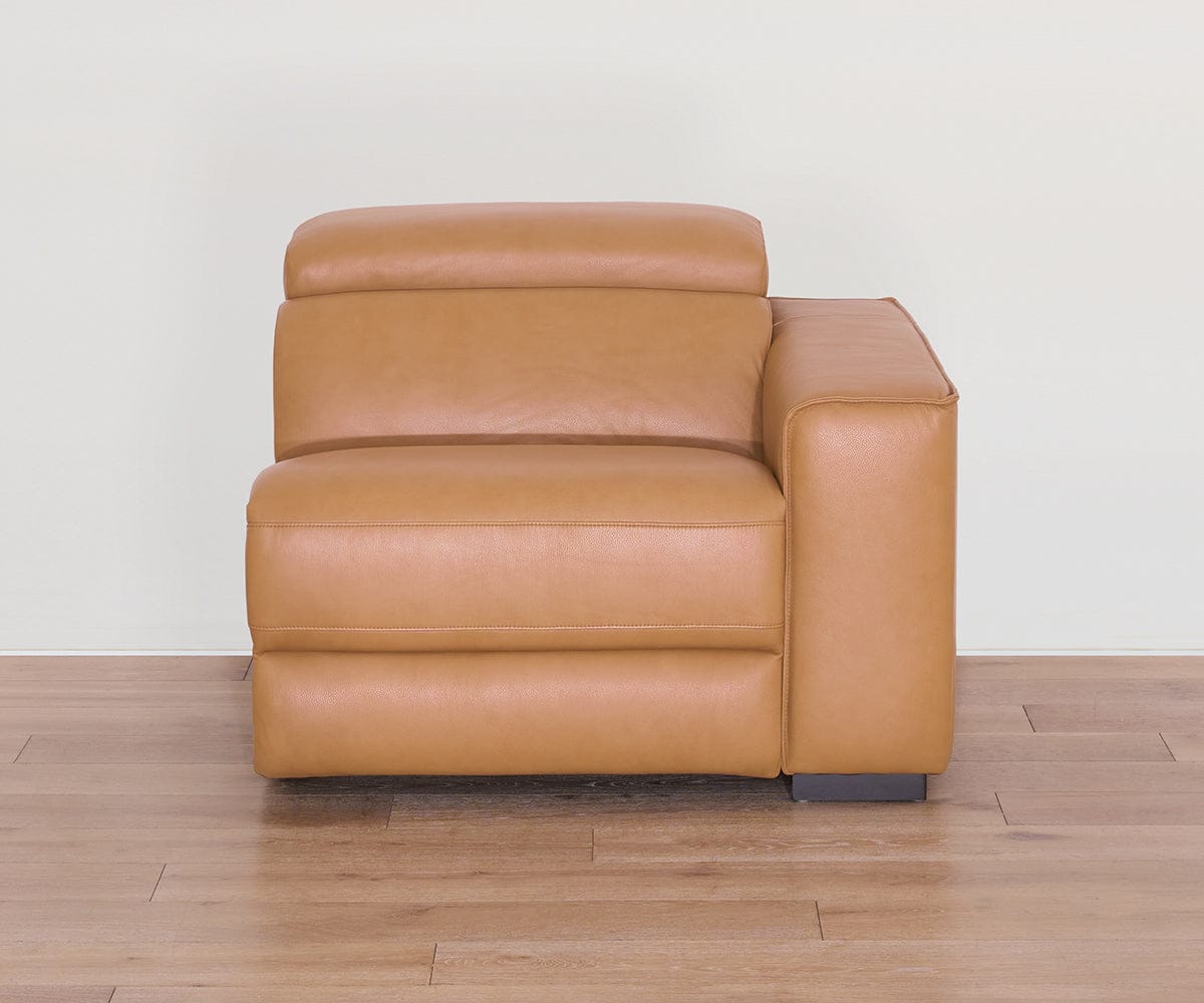 Brix Leather Right-Facing Power Recliner