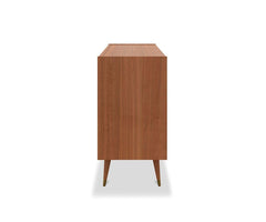 Bolig Double Dresser - Light Walnut Stain