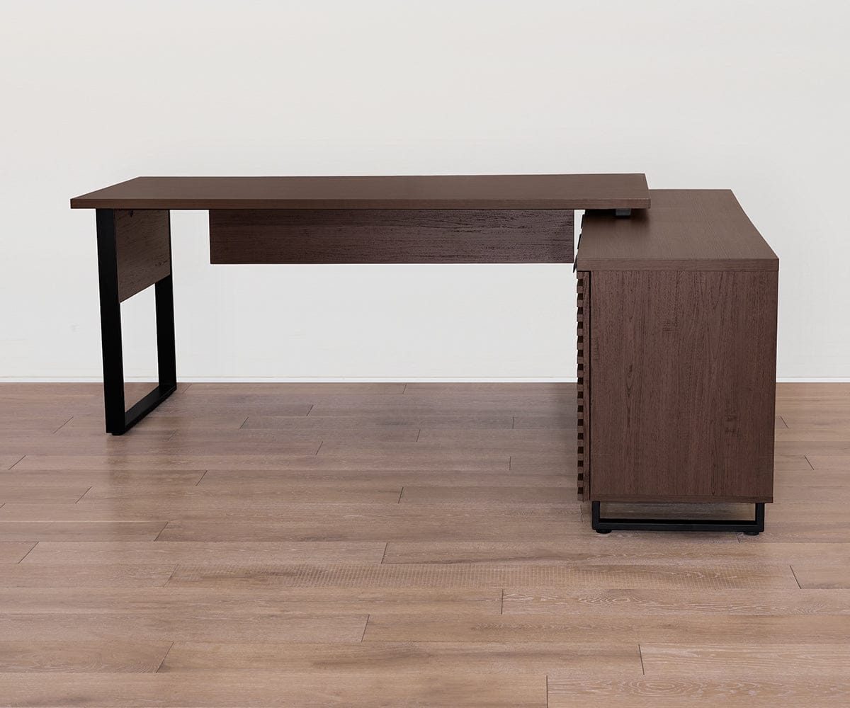 Cary Executive Desk with Reversible Return