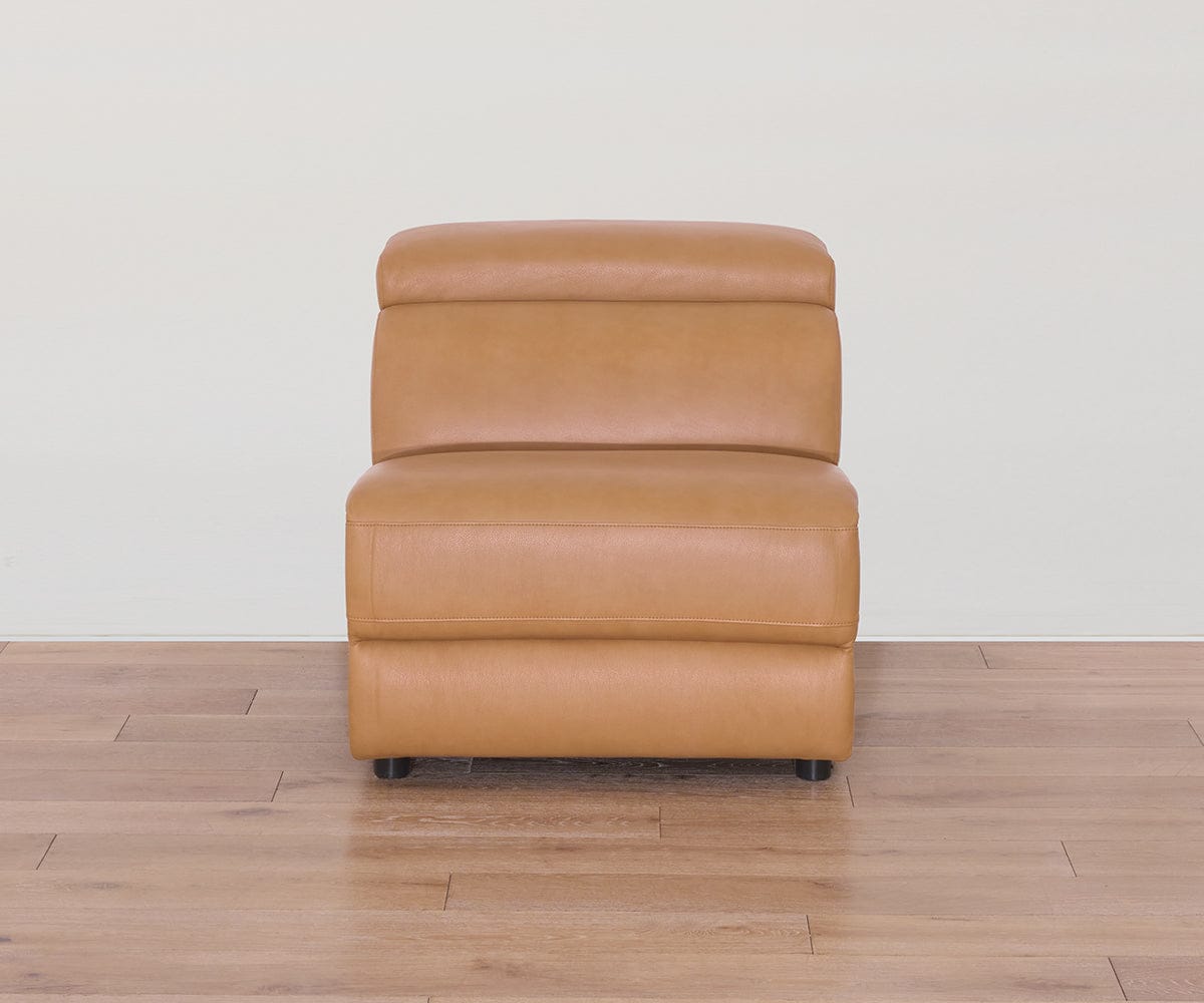 Brix Leather Armless Power Recliner