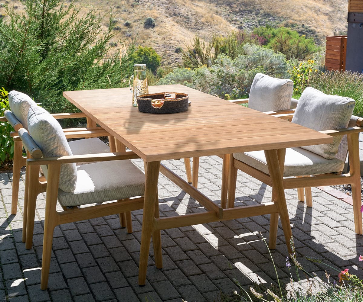 Beck Teak Outdoor Dining Table