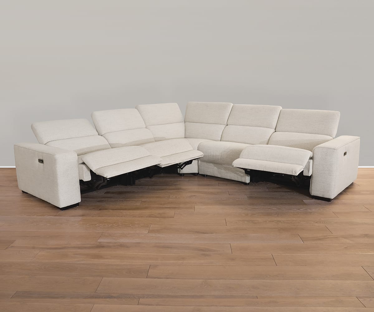Brix 5-piece Modular Power Sectional