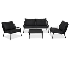 Emyr Outdoor Lounge Set + Protective Covers