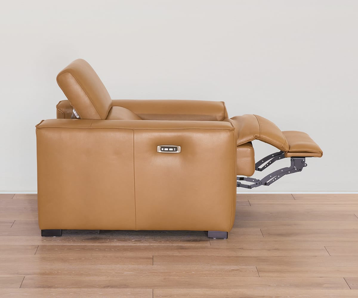 Brix Leather Power Recliner